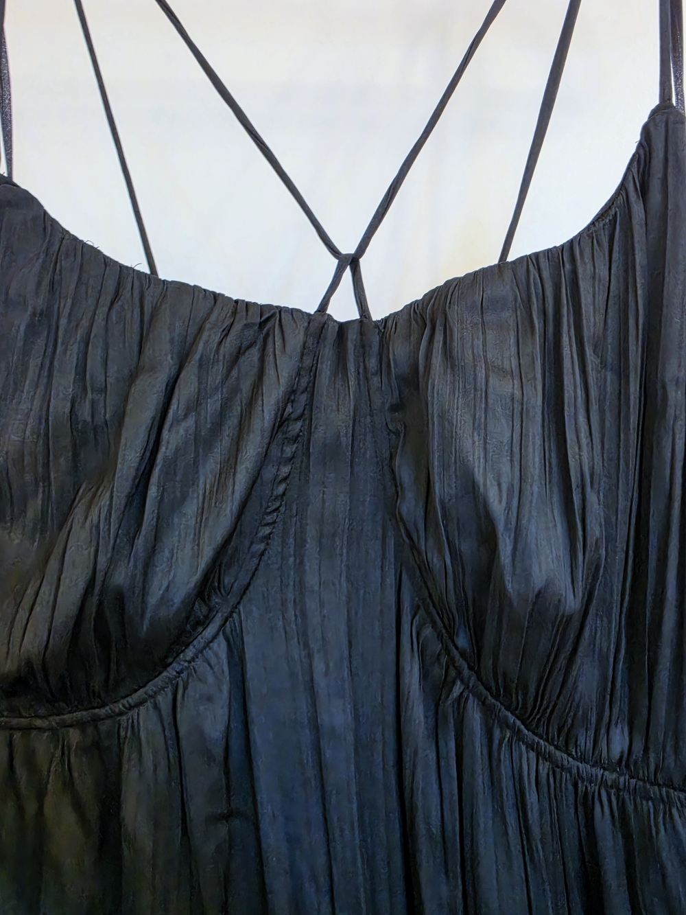 Anthropologie Black Strappy Maxi Dress - Picture 3 of 7
